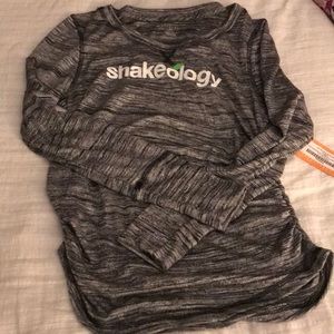 “Shakeology” long sleeve top